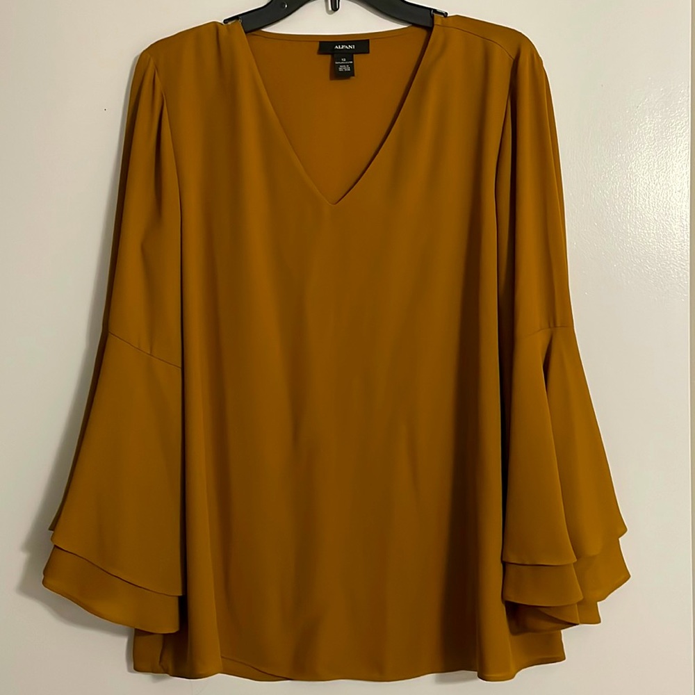 Alfani Bell Sleeve Blouse